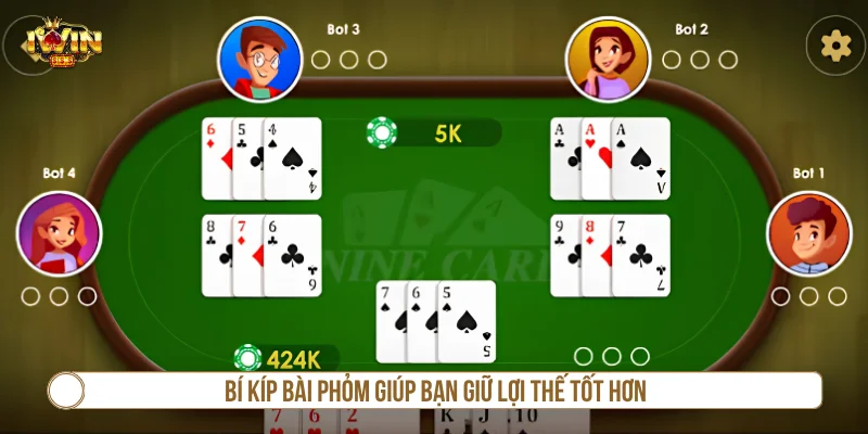 Bí kíp bài phỏm giúp bạn giữ lợi thế tốt hơn